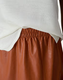 Saia Midi Statement Essential - Caramelo