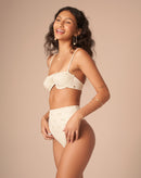 Top com Aro Magnólia Areia - Areia