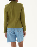 Blazer de Linho Alfaiataria - Verde Militar