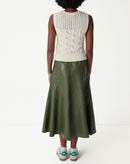 Saia Midi Statement Essential  - Verde Militar