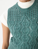 REGATA TRICOT PONTO DIFERENCIADO - VERDE