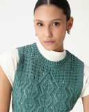 REGATA TRICOT PONTO DIFERENCIADO - VERDE