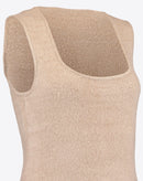 REGATA ALONGADA DE TRICOT - BEGE