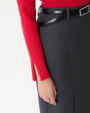 SUÉTER TRICOT GOLA CARECA - VERMELHO