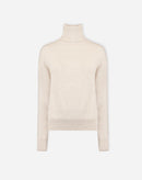 SUÉTER CASHMERE DELUXE GOLA ALTA  - AREIA