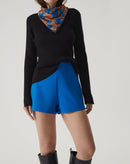 SHORTS CURTO EVASÊ DE ALFAIATARIA - AZUL