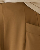 CALÇA COM BOLSOS DE ALFAIATARIA - MARROM