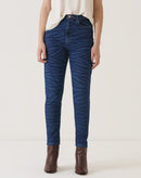Calça Mom  Zebra Jeans - Azul Médio