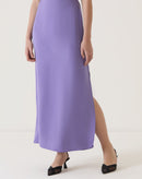 VESTIDO COM DECOTE HALTER E MOULAGE - ROXO