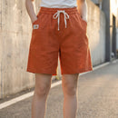 [Leve 6, Pague Só 3!] Short Naira Feminino em Linho Lavado, Algodão Soft de Frescor Absoluto com Cós Elástico Ajustável